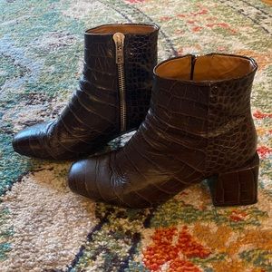 LOQ Lazaro Boot - brown croc